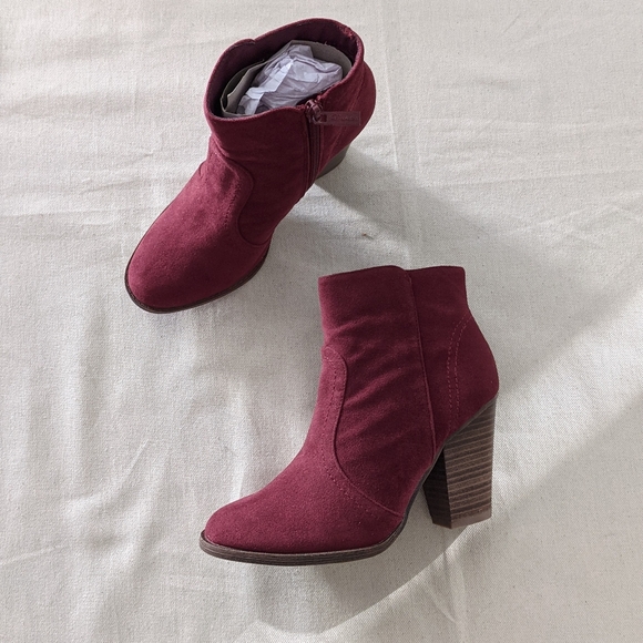 Burgundy Western Boots Heather34 - Picture 4 of 4